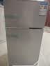 新飞（Frestec）小冰箱 冰箱小型双开门 迷你双门家用宿舍租房冷藏冷冻电冰箱节能省电 58L银【行业热卖+租房必备】升级款 实拍图