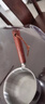 热油小锅泼油锅加厚不锈钢木柄防烫带刻度双倒流口不挂油无涂层 【木柄】第三代升级加厚款300ml 实拍图