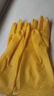 加厚牛筋乳胶皮橡胶手套劳保耐用洗衣洗碗手套女家用防水厨房清洁 L码 1双【加厚牛筋】60克 实拍图