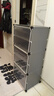 蔻丝（ColesHome）鞋柜家用门口进门一体靠墙极窄小鞋架子简易多层宿舍租房门外走廊 1列6层-灰 实拍图
