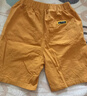 嘟嘟家男童短裤夏季儿童裤子夏装宝宝五分裤小童童装休闲男宝宝中裤 黄色 100 实拍图