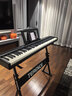 特伦斯折叠钢琴88键便携式电钢琴成人儿童电子琴重力度键盘V30pro钢琴 炫酷黑+专用琴包+Z型琴架 实拍图