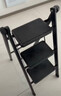 华恺之星梯子人字梯家用梯子楼梯折叠梯子多功能花架梯凳子TZ57三步黑 实拍图