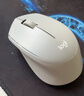 罗技（Logitech）M330 轻音鼠标 无线鼠标 办公鼠标 右手鼠标 带无线微型接收器 灰色 实拍图