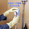 宜之选橡胶手套L码10双加厚厨房洗碗乳胶家务劳保清洁手套防水 实拍图