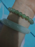 净心石和田玉手串男女款浅青玉圆珠玉手链单珠约8mm 实拍图
