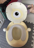 世纪宝贝（babyhood）大眼仔座便器 儿童小马桶坐便器 男女宝宝便携小便盆 PU软垫107黄 实拍图