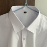 南极人衬衫男纯色长袖商务衬衫男士棉质舒适衬衣外套修身白衬衫男2XL 实拍图