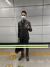Guillaume de Mons澳嘉纯羊毛西服男商务正装男士三件套新郎结婚礼服正装西装套装男 升级版 灰色【上衣+西裤】 0809 44 码（西裤尺码请备注） 实拍图