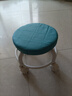 【京喜甄选】椅子万向轮美缝凳子带轮旋转擦地矮凳美甲修脚凳滑轮 儿童凳-藏蓝色款 实拍图