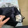 芬也（FENYE）鱼尾哺乳吊带背心春夏款可外穿带胸垫免穿文胸外出哺乳衣黑XL 实拍图