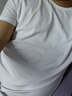 战浩【2件】冰丝莫代尔棉短袖t恤男夏季青年薄纯白色打底衫圆领半袖体 白色+黑色 2XL 建议【150-165斤】 实拍图