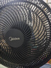 美的（Midea）【超级单品】七叶轻音立式电风扇家用柔风落地扇台式桌面小型风扇大风量节能摇头宿舍电扇 SAF30AB 实拍图