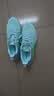 特步两千公里三代跑鞋男子运动鞋网面透气轻便减震耐磨体考男跑步鞋 云水蓝/毛月蓝/荧光浅青绿 41 (255mm) 新法码41（男） 实拍图