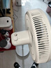 美的（Midea）【品质推荐】七叶轻音柔风电风扇/家用省电落地扇/台式电扇/广角摇头节能宿舍小型风扇 SAE35CA 实拍图