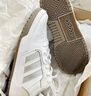 adidas ENTRAP美式校园风运动少年感复古篮球风板鞋男女阿迪达斯   白色/暗银金属/树脂黄   40 实拍图
