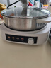 小熊（Bear）0涂层电火锅火锅专用锅电锅家用4-6个人不粘分体式可拆洗多功能蒸煮一体不锈钢电煮锅4L火锅锅40S1 实拍图