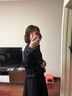 唐狮（TonLion）2026春季新款女短款牛仔外套设计深色牛仔宽松女装翻领通勤风 实拍图