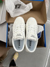 回力小白鞋男士春季透气皮面休闲运动板鞋百搭平底款舒适潮流轻便鞋子 白黑 40 实拍图