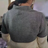 南极人加绒护肩保暖肩周炎 护肩膀睡觉保暖坎肩 男女士肩周防风寒小马甲 短袖款【加厚加绒款】浅灰 M（70-120斤） 实拍图