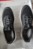 足力健老人鞋中老年轻便休闲散步鞋2431380J 男 黑色 44 实拍图