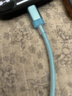 品胜[冰川透明]苹果17数据线type-c充电线双头PD60W快充车载适用iPhone16/15手机平板iPad笔记本蓝 实拍图