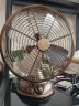 宝尔·迈斯（POWERMAX) 电风扇台扇卧室客厅复古金属仿古扇欧式怀旧落地扇 9英寸FT-23YT HT亮褐铜 实拍图