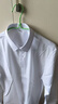 南极人衬衫男纯色长袖商务衬衫男士棉质舒适衬衣外套修身白衬衫男2XL 实拍图
