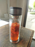 【京东物流配送】高硼硅双层玻璃杯大容量泡茶杯水杯子茶水分离杯 【双层加厚】茶杯350ml1只 实拍图