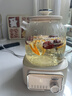 美的（Midea）花漾0胶水全玻璃养生壶多功能煮茶壶母婴烧水壶恒温电热水壶全自动一体1.2L YS12B302J 实拍图