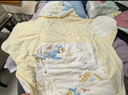 十月结晶婴儿包单春秋双层产房襁褓巾纯棉包被新生儿包被  云端小兔85*85 实拍图