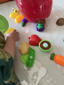 欣格儿童过家家切蔬菜水果玩具切切乐可咬仿真苹果收纳桶25件生日礼物 实拍图
