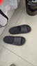 京东京造【泡泡云】踩屎感厚底轻盈防滑外穿拖鞋凉拖男士 灰色42-43 实拍图