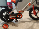 永久（FOREVER）儿童自行车男女款单车可折叠脚踏车3-6岁辅助轮一体轮 14寸橙色 实拍图