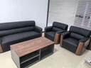 森菲亚办公沙发简约现代商务办公室三人位沙发茶几组合 单人位（西皮） 实拍图