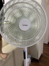 美的（Midea）【幸运草安睡1S】一级能效直流变频声控电风扇家用遥控卧室静音落地扇台式桌面抗菌大风力转页扇 实拍图