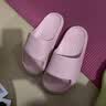 朴西香蕉船凉拖鞋女士浴室不易滑居家室内四季情侣拖鞋男 浅粉 35-36 实拍图