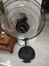 美的（Midea）【金属铝片】工业电风扇/飓风落地扇/空气通风金属扇/牛角扇/立式电风扇/大风力宿舍扇 FES45-20A 实拍图