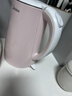 美的（Midea）电热水壶烧水壶养生双层防烫0涂层 食品级304不锈钢1500W快速沸腾1.7L大容量泡茶 HJ1705 实拍图
