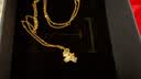 中国黄金（CHINA GOLD）黄金项链女足金独角兽小马吊坠挂坠套链生日礼物送女朋友老婆 足金吊坠约0.4g*配镀金银链【玫瑰礼盒】 实拍图