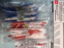 斑马牌（ZEBRA）JJ77按动蓝色中性笔0.5mm签字笔商务水笔学生考试刷题专用笔高颜值学习办公文具套装6支 实拍图