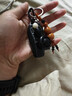 一只小鹿高档紫檀木质汽车钥匙扣挂件平扣葫芦手编织貔貅链男女饰礼品端安 黑檀八吉祥时来运转 实拍图