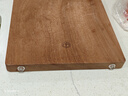 京东京造 菜板 砧案板切菜实木家用食品接触级抗菌【乌檀整木】 45*30*3CM 实拍图
