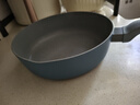 炊大皇平底煎锅 锅炒菜锅加深加高牛排煎锅多功能锅 电磁炉通用24cm 实拍图