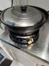 先科电炒锅多功能家用铸铁电热锅电炒菜锅爆炒一体式电饭锅电蒸锅电煮锅电炖锅电焖锅一体插电锅1-10人 四灯款铁不粘34CM无蒸屉 实拍图