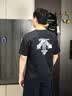 迪桑特（DESCENTE）ESSENTIAL男女同款凉感抗菌吸湿速干短袖针织衫 BK-黑色 L (175/96A) 实拍图