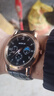 【网红爆款】商务腕表石英运动表休闲皮带男女手表 黑色 实拍图