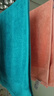洁丽雅纯棉5A抗菌毛巾女家用酒店男纯色缎档面巾全棉擦脸巾蓝+桔色运动 实拍图