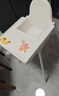 宜家（IKEA）ANTILOP安迪洛高脚椅宝宝餐椅婴儿餐椅儿童椅学坐椅多功能椅子 白色（含桌板）（座位尺寸：22*25cm） 实拍图