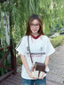 viney手机包包女包牛皮斜挎包小包轻奢单肩老婆生日520送女朋友礼物 【白配咖啡】情人节实用高级感高档品牌腋下包 休闲小众洋气迷你包 实拍图